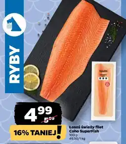 Netto Łosoś świeży filet Coho SuperFish oferta