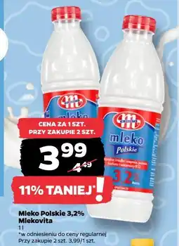Netto Mleko Polskie 3,2% Mlekovita oferta