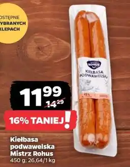 Netto Kiełbasa podwawelska Mistrz Rohus oferta