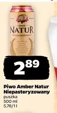 Netto Piwo Amber Natur Niepasteryzowany oferta