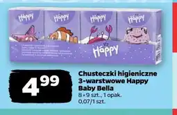 Netto Chusteczki higieniczne 3-warstwowe Happy Baby Bella oferta