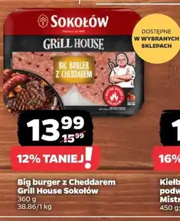 Netto Big burger z cheddarem Grill House Sokołów oferta