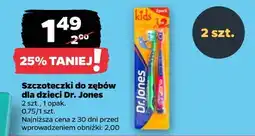 Netto Szczoteczki do zębów dla dzieci Dr. Jones oferta