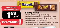 Netto Batony Nestlé Corn Flakes Nesquik Lion Chocapic Cini Minis Nesquik Maxi Choco oferta