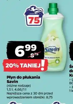 Netto Płyn do płukania Savin oferta