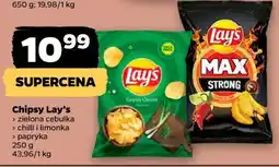 Netto Chipsy Lay's zielona cebulka chilli i limonka papryka oferta