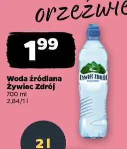 Netto Woda źródlana Żywiec Zdrój oferta