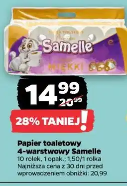 Netto Papier toaletowy 4-warstwowy Samelle oferta