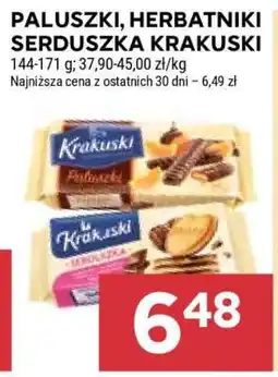 Stokrotka Market PALUSZKI, HERBATNIKI SERDUSZKA KRAKUSKI oferta