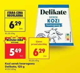 Biedronka Kozi serek twarogowy Delikate, 125 g oferta