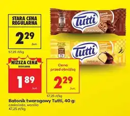 Biedronka Batonik twarogowy Tutti, 40 g oferta