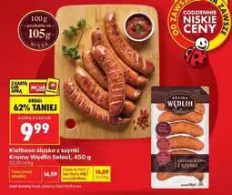 Biedronka Kiełbasa śląska z szynki Kraina Wędlin Select 450 g oferta