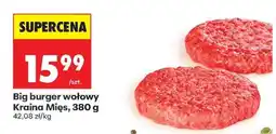 Biedronka Big burger wołowy Kraina Mięs, 380 g oferta