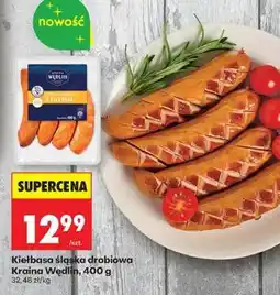 Biedronka Kiełbasa śląska drobiowa Kraina Wędlin, 400 g oferta