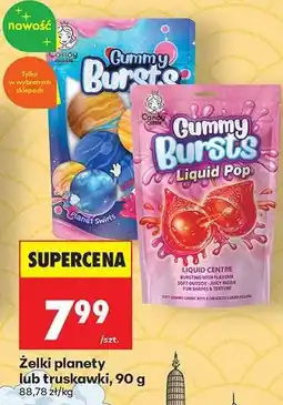 Biedronka Żelki planety lub truskawki, 90 g oferta
