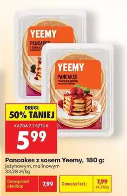 Biedronka Pancakes z sosem Yeemy, 180 g oferta