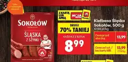Biedronka Kiełbasa Śląska Sokołów, 500 g oferta