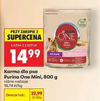Biedronka Purina One Mini, 800 g oferta