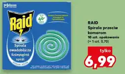 Kaufland RAID Spirala przeciw komarom 10 szt. opakowanie oferta