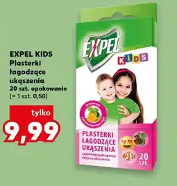 Kaufland EXPEL KIDS Plasterki łagodzące ukąszenia 20 szt. opakowanie oferta