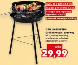 Kaufland GRILLMEISTER Grill na węgiel drzewny oferta