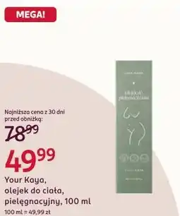Rossmann Your Kaya, olejek do ciała, pielęgnacyjny oferta