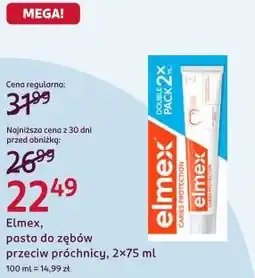 Rossmann Elmex, pasta do zębów przeciw próchnicy oferta