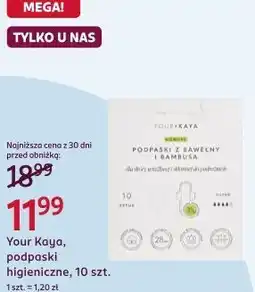 Rossmann Your Kaya, podpaski higieniczne, 10 szt oferta
