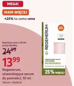 Rossmann Regenerum, utwardzające serum do paznokci oferta