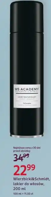 Rossmann Wierzbicki&Schmidt, lakier do włosów oferta