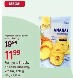 Rossmann Farmer's Snack, ananas suszony, krążki oferta