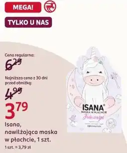 Rossmann Isana, nawilżająca maska w płachcie, 1 szt oferta