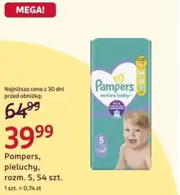 Rossmann Pampers, pieluchy, rozm. 5, 54 szt oferta