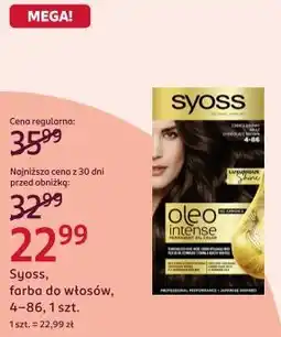 Rossmann Syoss, farba do włosów, 4-86, 1 szt oferta