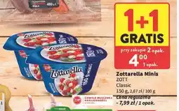 Intermarche Zottarella Minis ZOTT Classic oferta