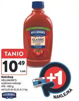 Intermarche Ketchup HELLMANN'S wybrane rodzaje oferta