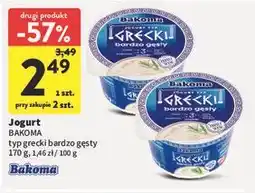 Intermarche Jogurt BAKOMA typ grecki bardzo gęsty oferta