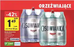 Intermarche Woda mineralna CISOWIANKA oferta
