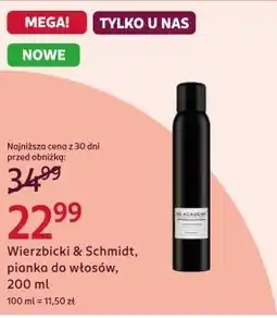 Rossmann Wierzbicki & Schmidt, pianka do włosów oferta