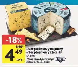 Intermarche Ser pleśniowy błękitny / Ser pleśniowy złocisty LAZUR oferta
