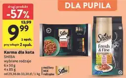 Intermarche Karma dla kota SHEBA wybrane rodzaje 6 x 50 g 4 x 85 g oferta