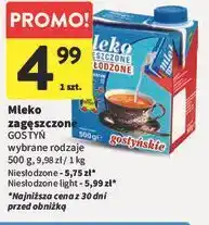 Intermarche Mleko zagęszczone GOSTYŃ wybrane rodzaje oferta
