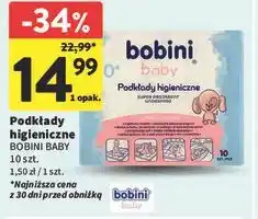 Intermarche Podkłady higieniczne BOBINI BABY oferta