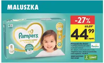 Intermarche Pieluszki dla dzieci PAMPERS PREMIUM CARE oferta