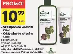 Intermarche Szampon do włosów Odżywka do włosów HERBAL CARE oferta