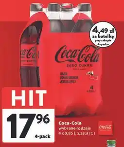 Intermarche Coca-Cola wybrane rodzaje oferta