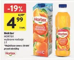 Intermarche Nektar HORTEX wybrane rodzaje oferta