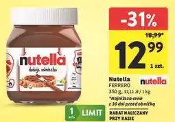 Intermarche Nutella FERRERO oferta