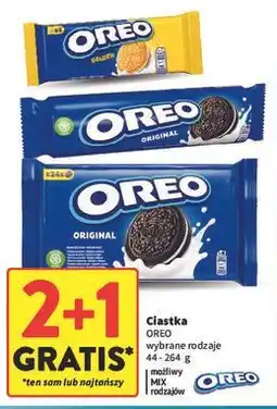 Intermarche Ciastka OREO wybrane rodzaje oferta