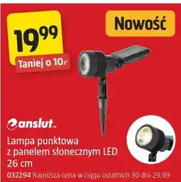 Jula Lampa punktowa z panelem słonecznym LED 26 cm anslut oferta